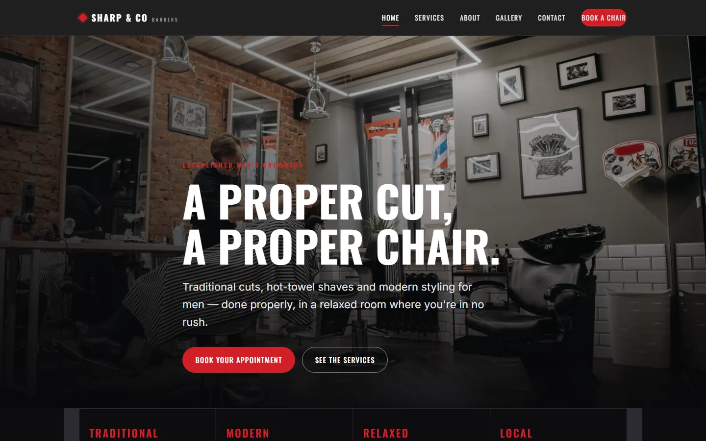 Sample - Barber shop